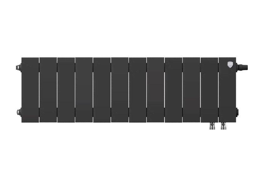 Приобрести royal thermo радиатор биметаллический pianoforte 200 /noir sable ( черный графит ) vdr - 12 секц.