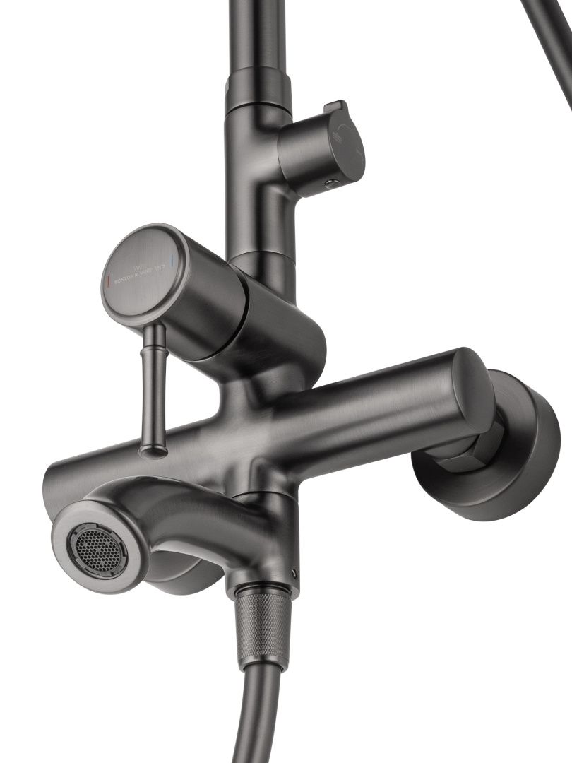 Приобрести душевая система wonzon & woghand tor, темный графит (ww-88047073-bgm)