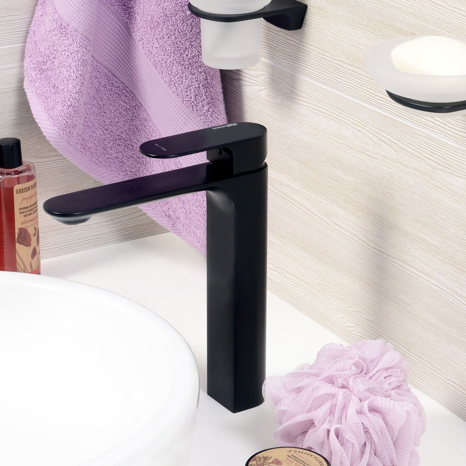 Приобрести wasserkraft смеситель для раковины elbe, 7403h, матовый чёрный