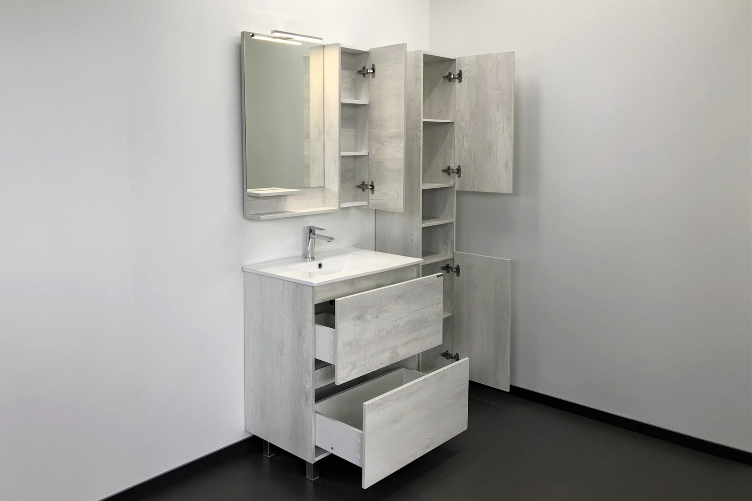 Приобрести сomforty пенал "верона-35-н", дуб белый