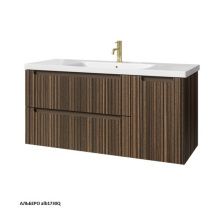 Caprigo Тумба с раковиной TERMIN-Albero STRIPE 120 см, правая, альберо, шпон