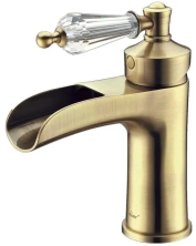 Boheme Смеситель для раковины Vogue, бронза\кристаллы 201-SW