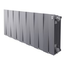 Royal Thermo Радиатор биметаллический Pianoforte 300 /Silver Satin ( серебристый ) - 14 секц.