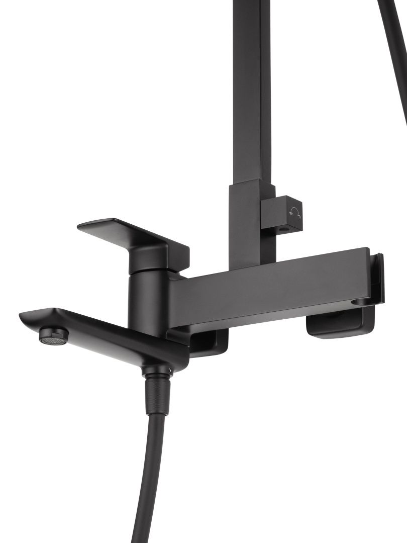 Приобрести душевая система wonzon & woghand edge, черный матовый (ww-88739003-mb)