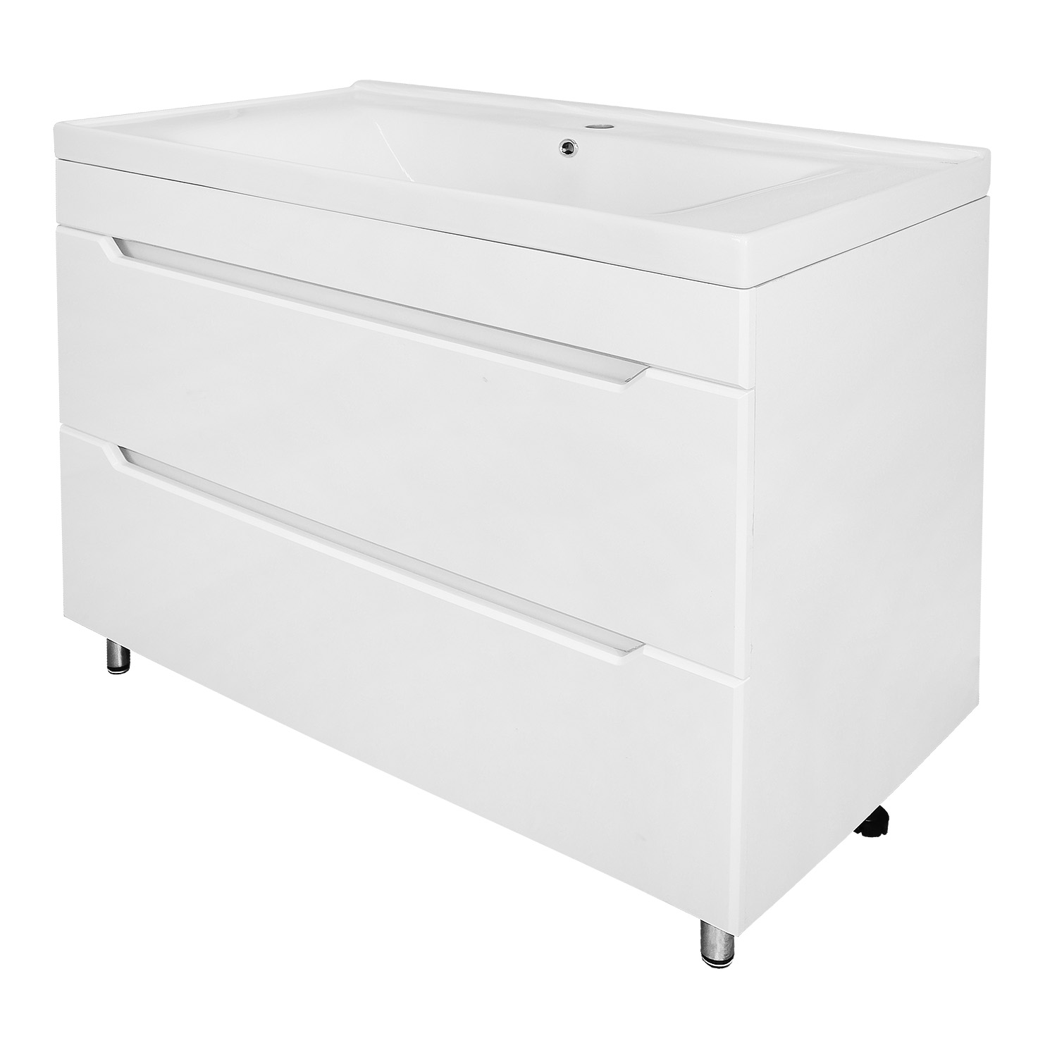 Приобрести loranto тумба напольная с раковиной палермо 100/2н 100х87 см, белая (cs00090461)