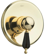 Boheme Сместель для душа Tradizionale, встраиваемый, золото\черные кристаллы 255