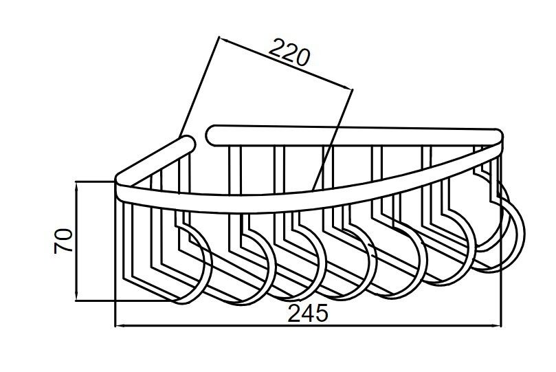Приобрести boheme угловая полка imperiale, двойная, золото\кристаллы 10417