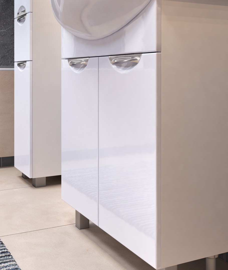 Приобрести vigo тумба с раковиной callao 60см, 2 дверцы, напольная, белая tn.cal.bal.60.2d