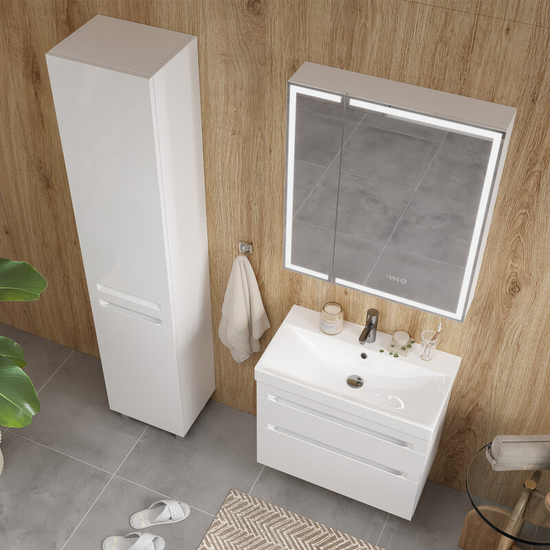 Приобрести equil пенал напольный corner 40 см, белый pncrnr40-06