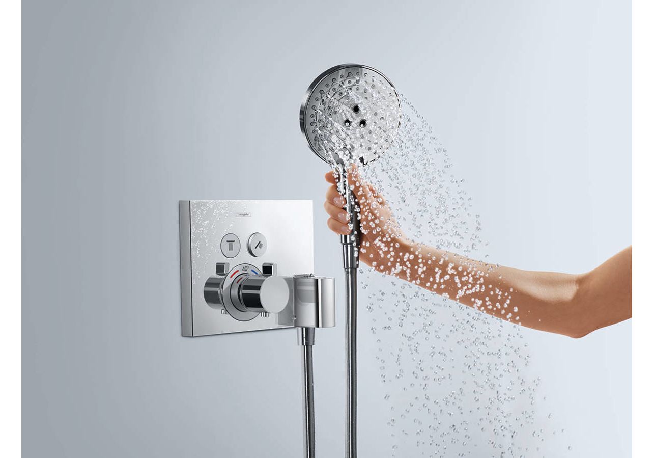 Приобрести смеситель для душа с термостатом hansgrohe shower select, скрытый монтаж 15765000