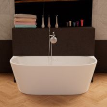 Frank Акриловая ванна F6163 White,170х80 см, пристенная