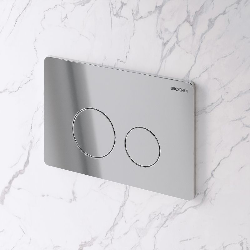 Приобрести grossman клавиша смыва style, глянцевый хром 700.k31.05.10m.10m