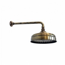 Kerama Marazzi Верхний душ Muse 200х200мм с кронштейном, потертая бронза 9492KM.31.023