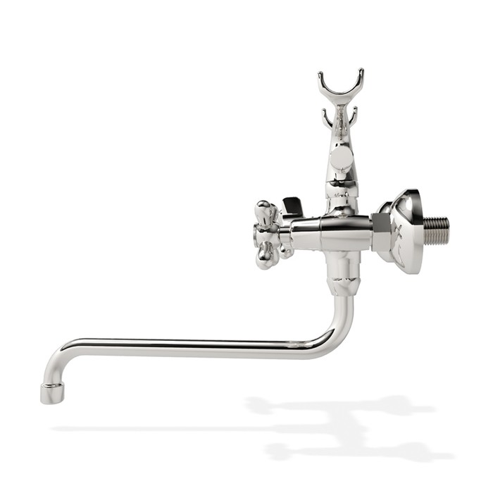 Приобрести iddis смеситель для ванны jeals 221мм, хром\белый jeasbl2i10