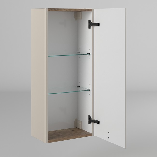 Приобрести briz модуль подвесной arno 35 см, бежевый матовый, левый