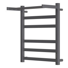 Полотенцесушитель электрический Point 500х600 Меркурий с полкой П5, графит PN83856PGR