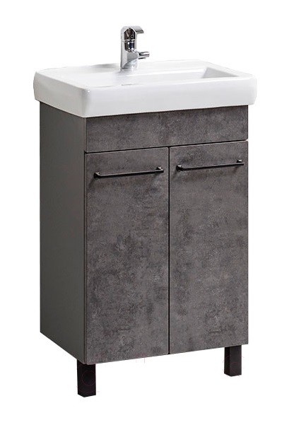 Приобрести тумба напольная с раковиной ламарти 60 цемент rado