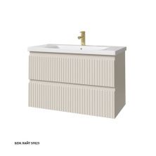 Caprigo Тумба с раковиной FORTE STRIPE 90 см, светло бежевая