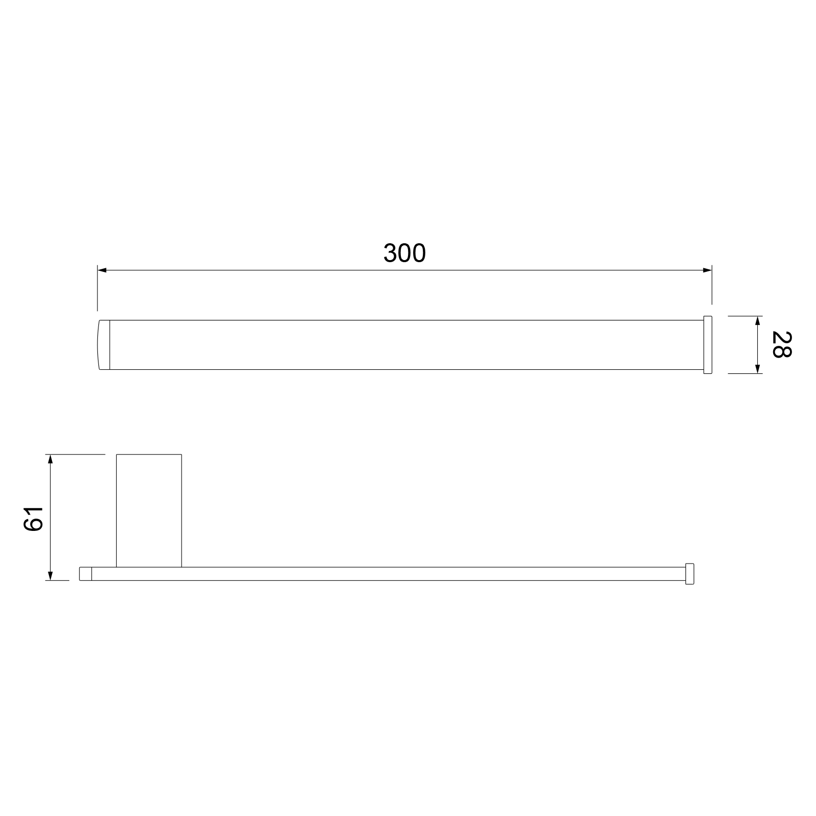 Приобрести полотенцедержатель timo torne 43050/03 черный