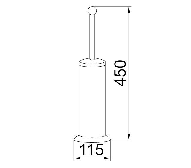 Приобрести boheme ершик для унитаза imperiale, золото\кристалы 10409