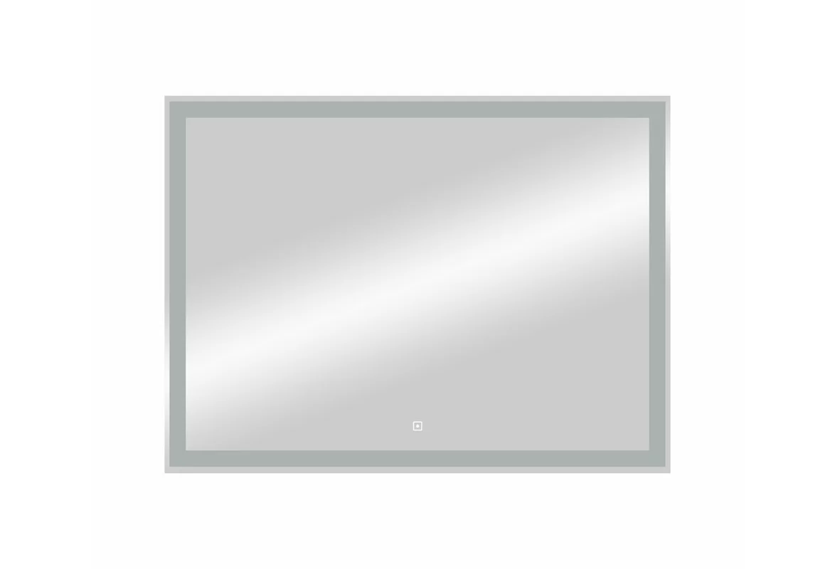 Приобрести continent зеркало с подсветкой mercury 80х60 см, белое