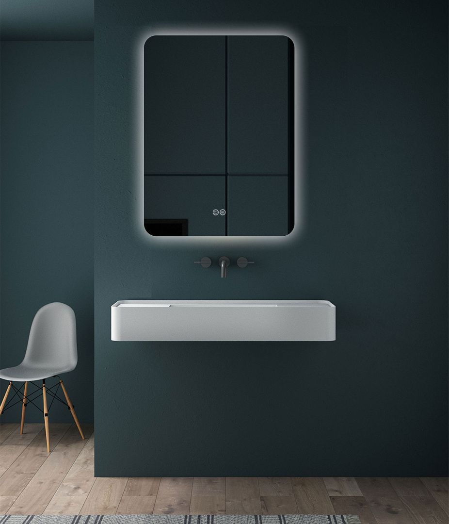 Приобрести vincea зеркало 60х80 см, с led подсветкой, сенсор, диммер, подагрев vlm-3be600-2