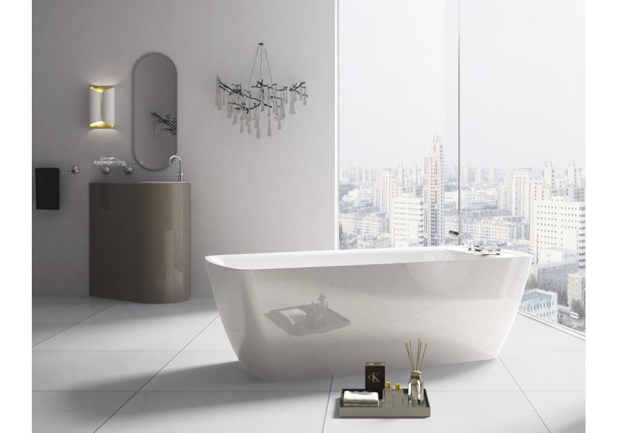 Приобрести ванна акриловая отдельностоящая belbagno 170х80 см, bb304