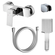 Azario Смеситель для душа Hardcore 218мм, хром AZ-VKM338277C