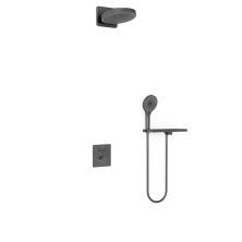 Vincea Встраиваемая душевая система Inspire, оружейная сталь VSFW-3I21MT1RGM