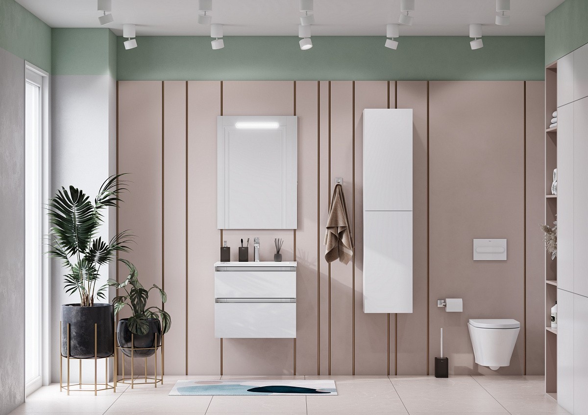 Приобрести пенал подвесной roca the gap белый глянец