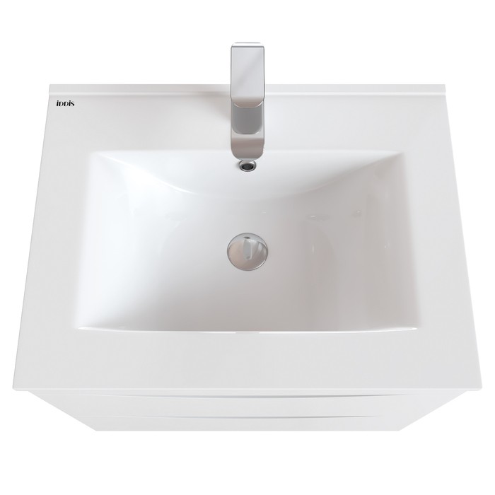 Приобрести iddis тумба напольная cloud с раковиной 60 см. белая clo60wfi95