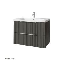 Caprigo Тумба с раковиной RAIN 80 см, графит