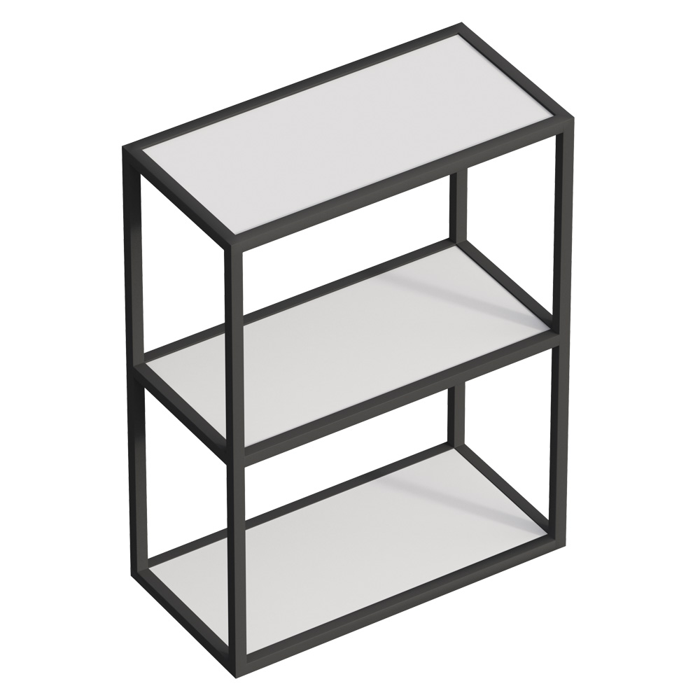 Приобрести cezares полка металическая cadro 30 см см, подвесная , черная cadro-60/30/80-2c-so-met-st