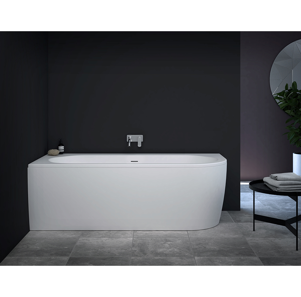 Приобрести cezares акриловая ванна slim corner 180х80 см, белая slim corner-180-80-60-l-w37-set