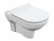 Подвесной унитаз Cersanit CITY NEW CLEAN ON с крышкой дюропласт