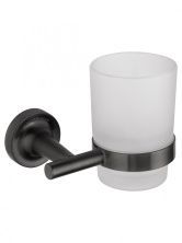 Стакан для зубных щеток с держателем WONZON & WOGHAND SIMPLE, Темный графит (WW-6521-BGM)