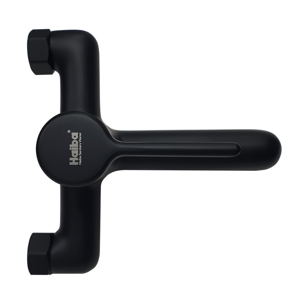 Приобрести haiba смеситель для ванны 212мм, черный матовый hb-60814-7