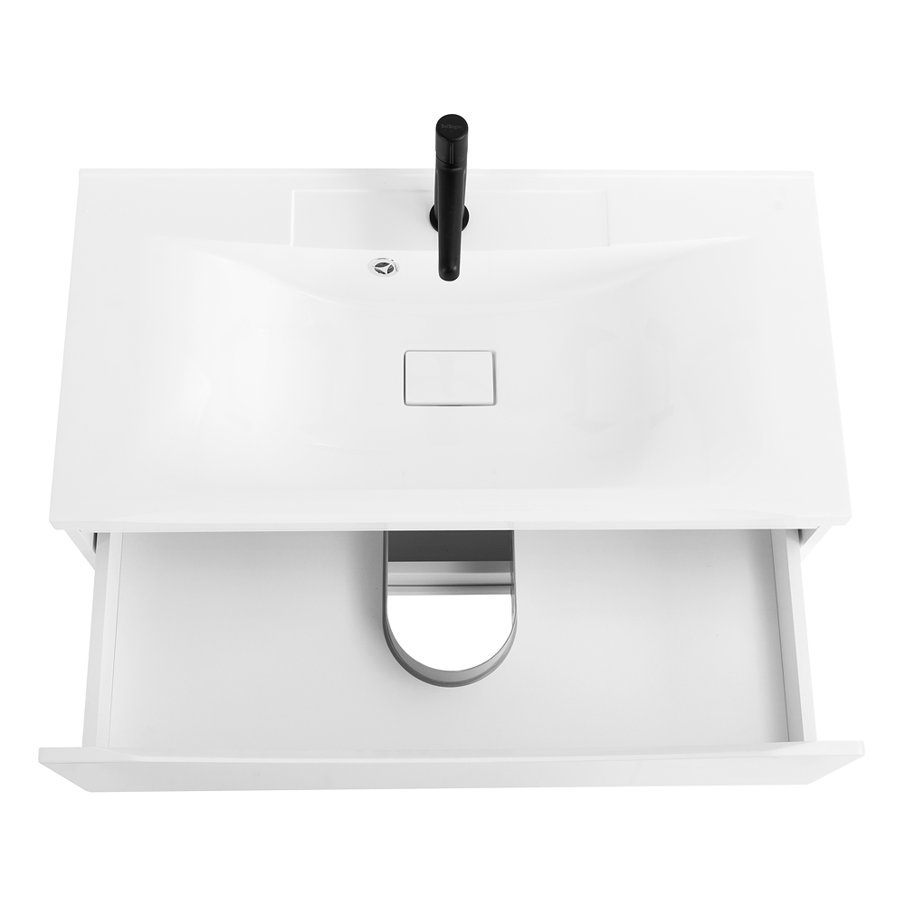 Приобрести belbagno тумба с раковиной marino 110 см, подвесная bianco lucido, белая раковина