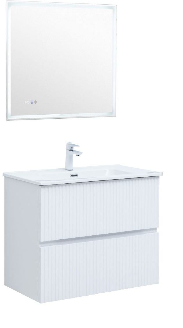 Приобрести aquanet тумба с раковиной джейн 80 см, белая матовая