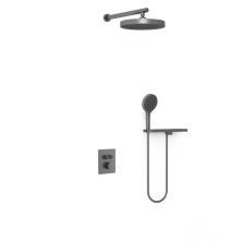 Vincea Встраиваемая душевая система Inspire, оружейная сталь VSFW-3I21MT2RGM