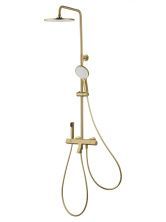 Душевая система с термостатом WONZON & WOGHAND The ONE, Брашированное золото (WW-B3094-BG)