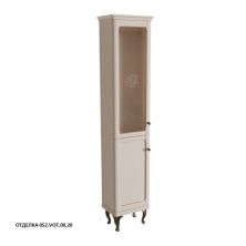 Caprigo Пенал IMPERIO 40 см, левый, бежевый, эмаль