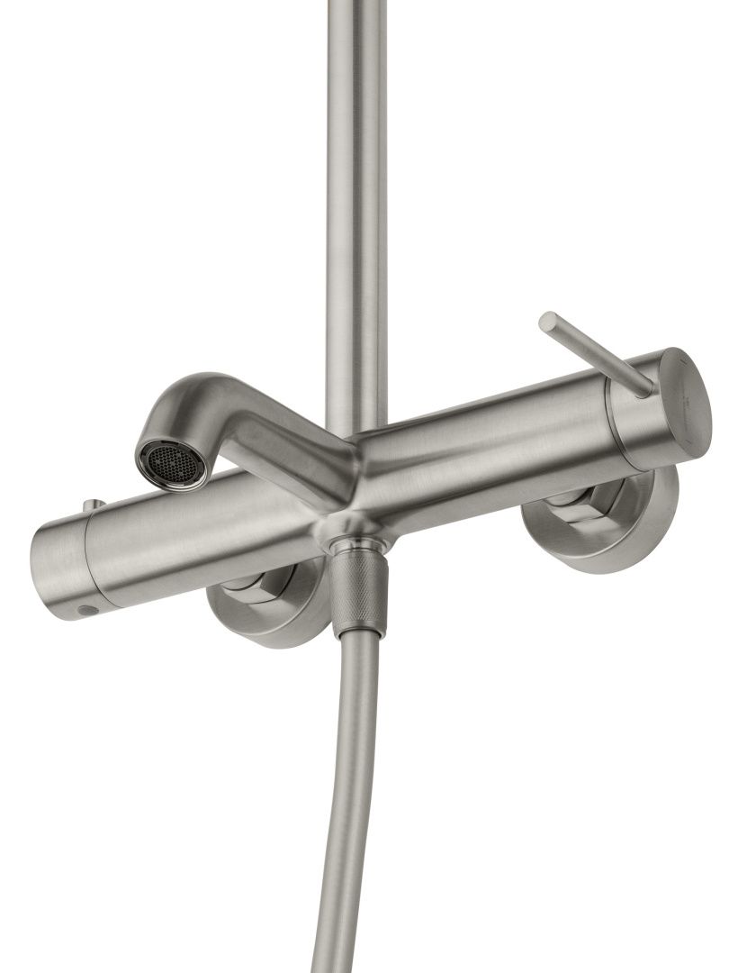 Приобрести душевая система wonzon & woghand stick, брашированный никель (ww-88739017-bn)