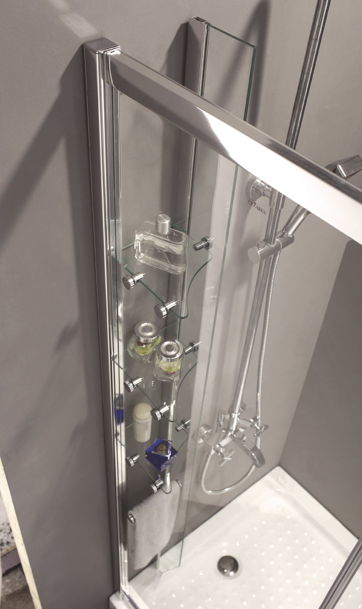 Приобрести cezares душевое ограждение anima 120х100 см, хром anima-w-rh-2-120/100-c-cr-l