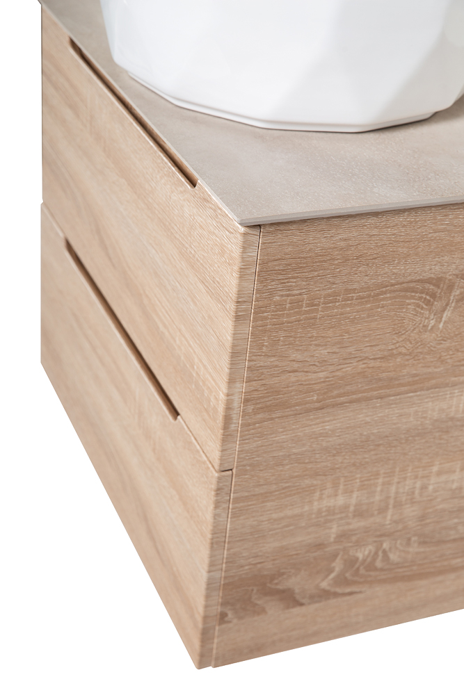 Приобрести belbagno тумба со столешницей etna 60 см, подвесная rovere bianco