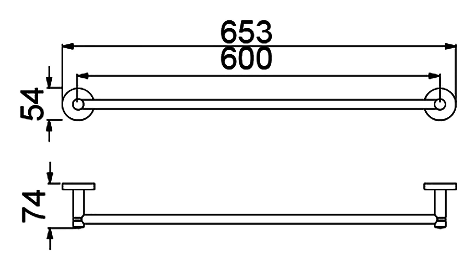 Приобрести полотенцедержатель двойной timo saona 13056/00 хром