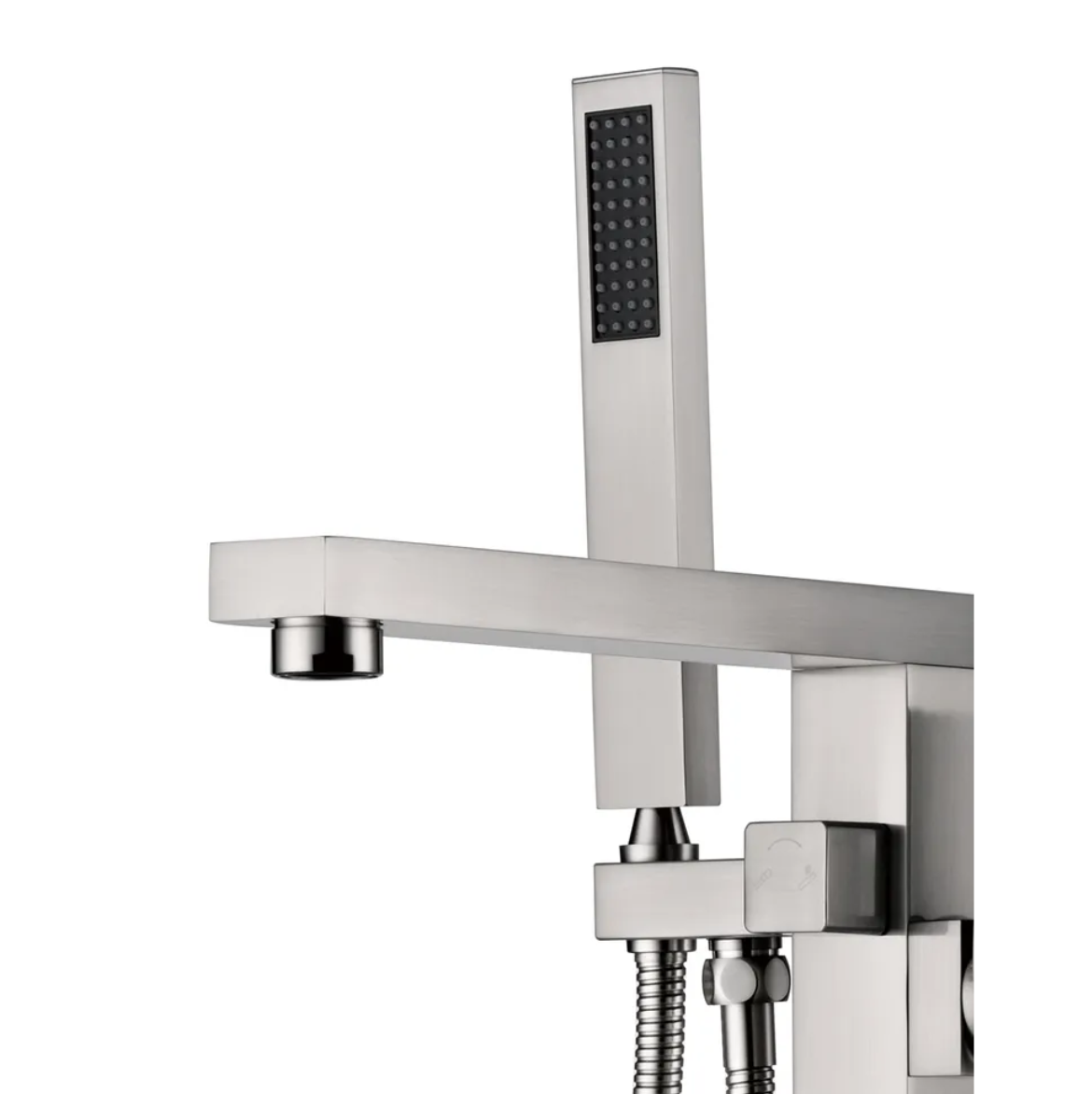 Приобрести grocenberg напольный смеситель для ванны, графит gb800bg