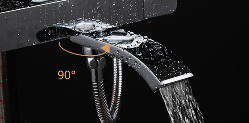 Приобрести gappo душевая система g2407-40 с термостатом, хром 30037