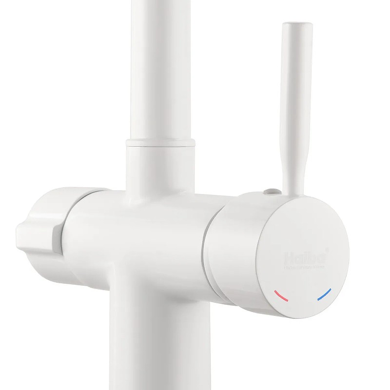 Приобрести haiba смеситель для кухни 285мм, белый hb-70088-8