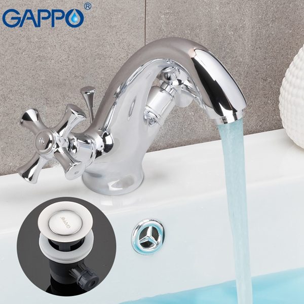 Приобрести gappo смеситель для раковины g1042, хром 89438